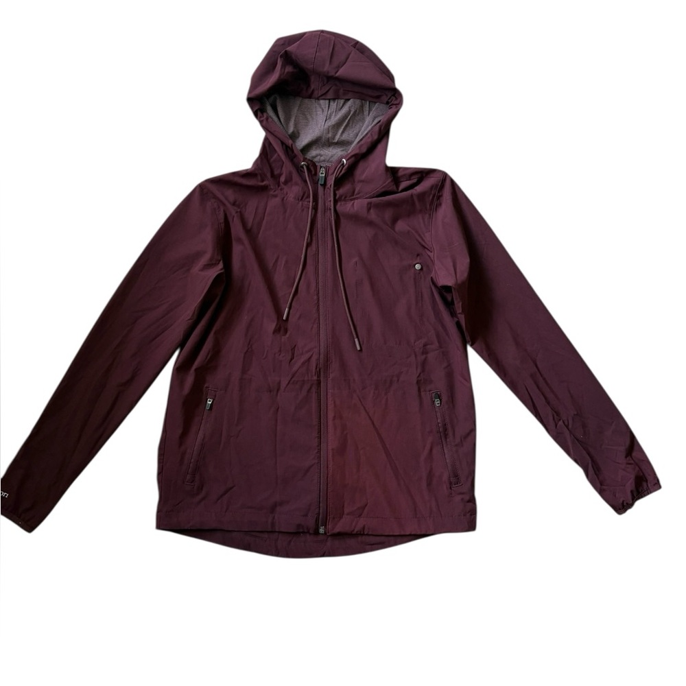 Vuori Women’s Outdoor Trainer Shell Hooded Jacket #VW501 Deep Plum/Maroon